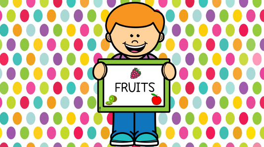🍎 I learn fruits in Greek through 23 cards. 🍇