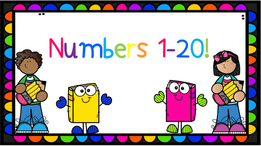 😍 Numbers 1-20!😍