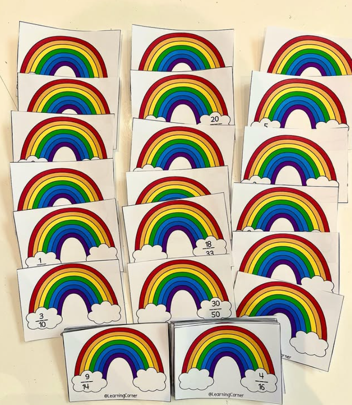 🌈 Παιχνίδι κλασμάτων! 🌈