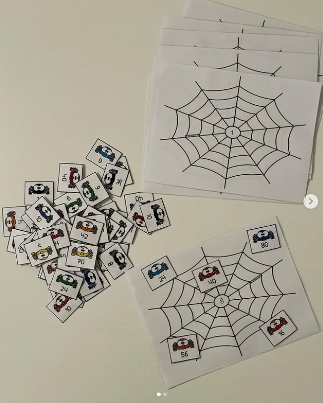 🕸️🕷️🕸️ Βρες τα πολλαπλάσια! 🕸️🕷️🕸️